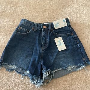 High Waist Denim Shorts